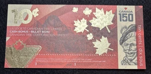 Canadian Tire 10 Cent Bill  CANADA 150 ANNIVERSARY Limited Edition - Picture 1 of 2