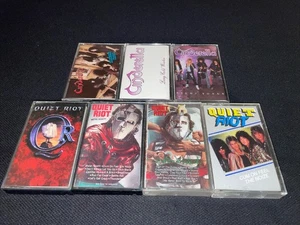 Cinderella 7 cassette metal lot Quiet Riot Cum On Feel Noize Night Songs Health - Picture 1 of 6