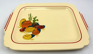 Vintage Homer Laughlin Mexicana Serving Platter Century Red Band 13" x 10" HTF - Picture 1 of 16