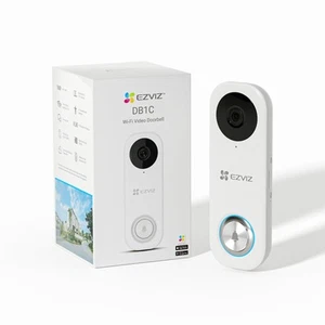 EZVIZ Kabelgebundene Video Türklingel Kamera - 2,4 GHz/5 GHz Dual Band WiFi IP65 Wasserdicht - Bild 1 von 9