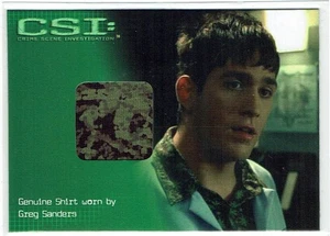 CSI Series 2 Costume Card CSI-C2 Eric Szmanda as Greg Sanders - Picture 1 of 1