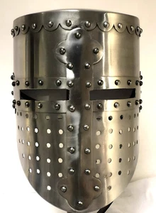 Casque médiéval grand chevalier costume médiéval Halloween - Imagen 1 de 4