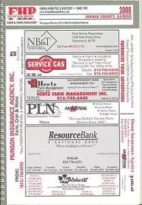 2008 DeKalb County Illinois FHP Farm & Home Plat & Directory Rural Map Book - Picture 1 of 1
