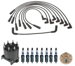 ACDelco Ignition Kit Distributor Rotor Cap Wire & Spark Plugs for Chevrolet GMC - Picture 1 of 1