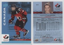 2017 Upper Deck Team Canada Juniors Blue Spectrum Natalie Spooner #24