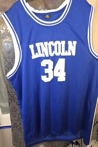 Aflgo - Herren blau/weiß Lincoln #34 Jesus Shuttlesworth Mesh Trikot Gr. 3XL - Bild 1 von 4