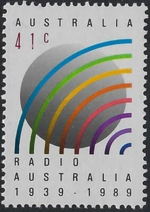 Australia – 1989 50th Anniversary Radio Australia – 41c Sheet Stamp MNH - Picture 1 of 1