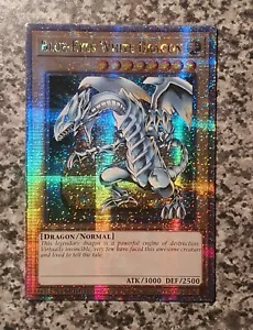 Yugioh ATTRIBUTE MISPRINT LC01-EN004 Blue-Eyes White Dragon QCSR MINT - Bild 1 von 9