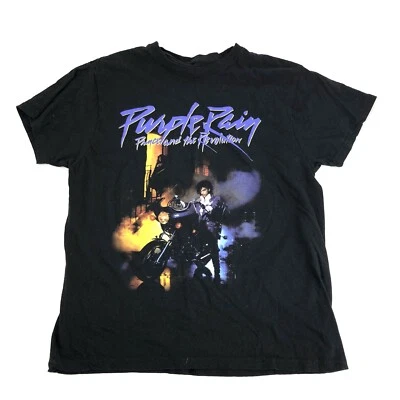 Prince Purple Rain Short Sleeve Graphic Tee Shirt Size L Prince Estate Merch Top - Image 1 of 4