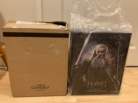 Asmus GANDALF THE GREY  1:6 Figure HOBBIT HOBT04 Lord of the Rings NM Complete Cover