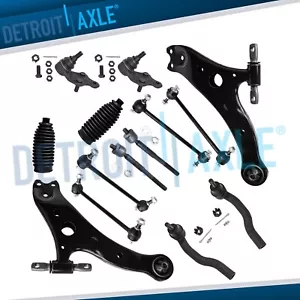 14pc For 2007 2008 2009 2010 2011 Toyota Camry Front Lower Control Arm Tie Rods - Picture 1 of 9