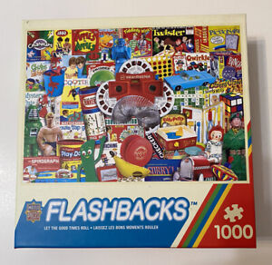 Flashbacks Let the Good Times Roll 1000-Piece Jigsaw Puzzle Age 14+ Complete!
