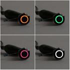 Gadget Black 12V 4Pin Car Latch 12mm Push Button Momentary Switch LED Power