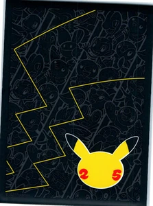 1X Single Official 2021 Celebrations ETB 25th Pikachu Tail Pokemon Card Sleeve - Picture 1 of 1