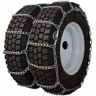 11-22.5 11R22.5 Dual Tire Chains 7mm Link Cam Snow Ice Traction Commercial Truck