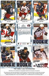 2008-09 UD Upper Deck MVP Columbus Blue Jackets Master Team Set  (18)  - Picture 1 of 1
