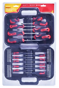 58 Mechanics Screwdriver Bit Tool Kit Set Precision Phillips Torx Pozi Slotted - Picture 1 of 3