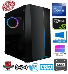i9 GAMING PC - INTEL CORE i9 12900K 16GB RAM 500GB SSD NVIDIA GEFORCE GTX1660 6G - Picture 1 of 8