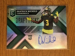 2018 Panini Elite Deatrick Nichols autograph RC Oregon Ducks - Picture 1 of 1