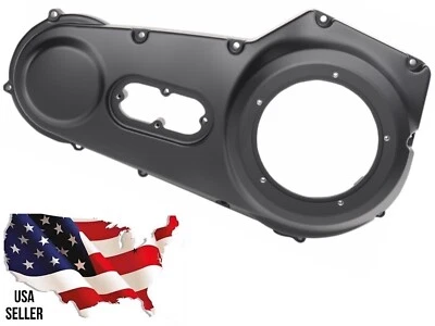 BLACK 60543-99B 60715 99-06 Harley DYNA Primary Cover Low Rider Super Wide Glide - Image 1 of 4