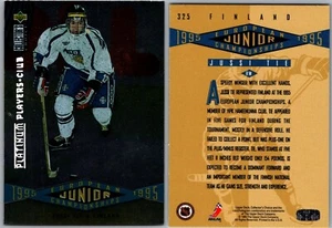 95-96 UD COLLECTOR'S CHOICE PLATINUM PLAYERS CLUB - JUSSI TIE #325 FINLANDIA - Imagen 1 de 1