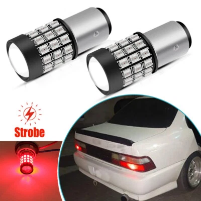 Luces traseras de freno LED ESTROBOSCÓPICAS intermitentes de seguridad para Toyota Corolla 1984-1997 Foto 1 de 4