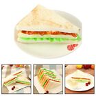Realistic PU Artificial Food Fake Sandwich for Home Decor and Cake Shops