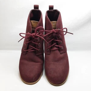 Nautica - Waterline - Wedge Booties - Ankle Boots - Women's - Size 7.5 -Burgundy - Picture 1 of 8