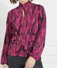 LOVELY BRIGHT PINK RUCKED BLOUSE FROM GALLERY AT DUNNES. SIZE 12