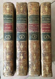 Discussions Importantes Débattues Au Parlement d'ANGLETERRE 1790 4 Vol E.O. RARE - Imagen 1 de 6