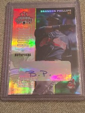 BRANDON PHILLIPS 2003 Donruss Champions AUTOGRAPH #2/25 NOTATIONS RC SHORT PRINT
