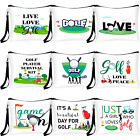 9 Pieces Golf Gift Cosmetic Bags Golf Makeup Bag Golf Pouch Cosmetic Toiletry Or