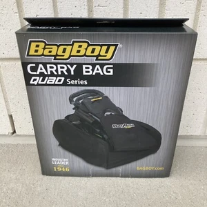 Bag Boy BagBoy Quad XL Black Carry Bag Travel - Picture 1 of 5