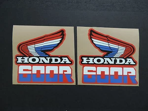 1985 HONDA XR 600 GAS TANK DECAL SET VINTAGE MOTOCROSS AHRMA - Bild 1 von 1