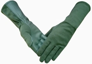 Nomex & Lambskin Leather Pilot Tactical Flight Flyer Gloves Fire Resistant WAR - Picture 1 of 7