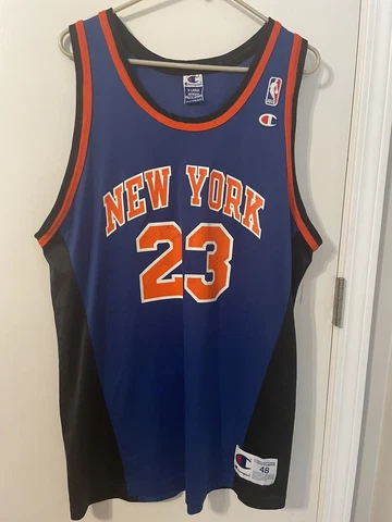 New York Knicks #23 Marcus Camby NBA Basketball Champion Jersey Mens Size 48 Cover