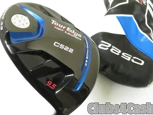 Tour Edge Hot Launch C522 Driver 9.5° Mitsubishi Fubuiki HL 55s Stiff +Cover - Picture 1 of 5