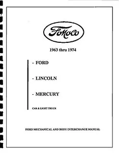 FOMOCO PARTS INTERCHANGE 1963-1974 - Bild 1 von 1