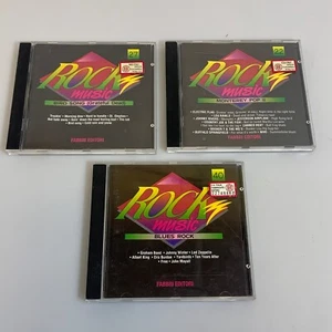 3 CD Audio Rock Music Fabbri Editore 1994 Blues Monterey Pop Grateful Dead  - Imagen 1 de 3