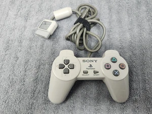 Sony PlayStation 1 OEM Controller SCPH-1080 Gray (Tested) (I) - Picture 1 of 4