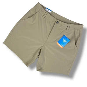 NEW COLUMBIA PFG 'Uncharted' Mens Shorts Medium 6" Performance Chino Stretch NWT - Picture 1 of 13