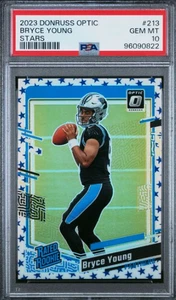 Donruss Optic Bryce Young Rated Rookie Stars 2023 PSA 10 GEMA COMO NUEVO - Imagen 1 de 2