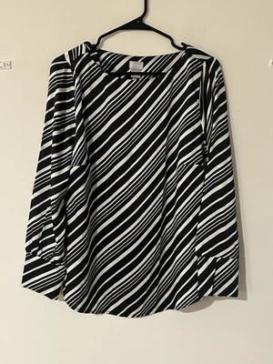 Blusa Chicos Rayas Negro/Blanco Talla 1=8/10 Foto 1 de 4