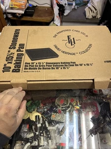 Pampered Chef Stoneware Bar Pan Family Heritage Collection 1445 New In Box - Picture 1 of 10