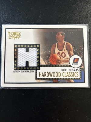 2006 Topps 1952 Style Kurt Thomas #HCR-KT Color Match Game Worn Suns - Image 1 of 2