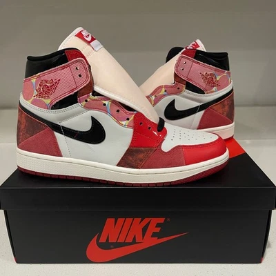 Nike Air Jordan 1 High OG SE DV1748 601 Vermelho Rosa Branco Masculino Tamanho 10.5 NOVO NA CAIXA - Imagem 1 de 4