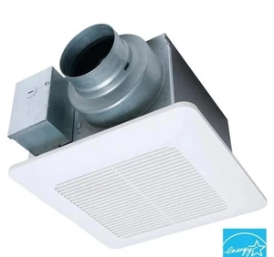 Panasonic WhisperCeiling DC Fan, w/Pick-A-Flow Speed Selector 50, 80 or 110 CFM - Picture 1 of 8