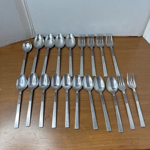 Stanley Roberts DORETTE Stainless Japan Vintage Flatware Mix Lot of 20 - Picture 1 of 24