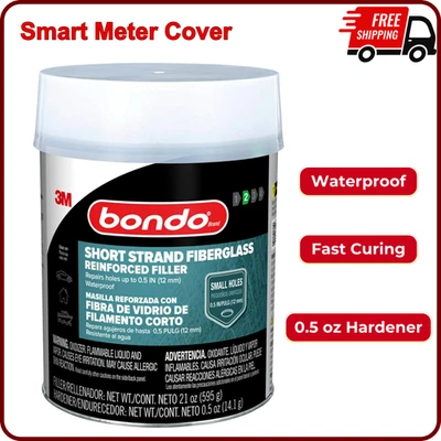 Relleno reforzado con fibra de vidrio de filamento corto Bondo 3M 21 oz (595,34 G) con crema Bondo Foto 1 de 4