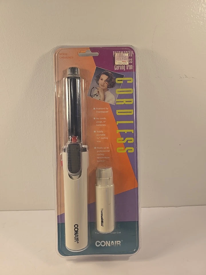 Conair Cordless Curling Iron Thermacell Ca 0262cs W3